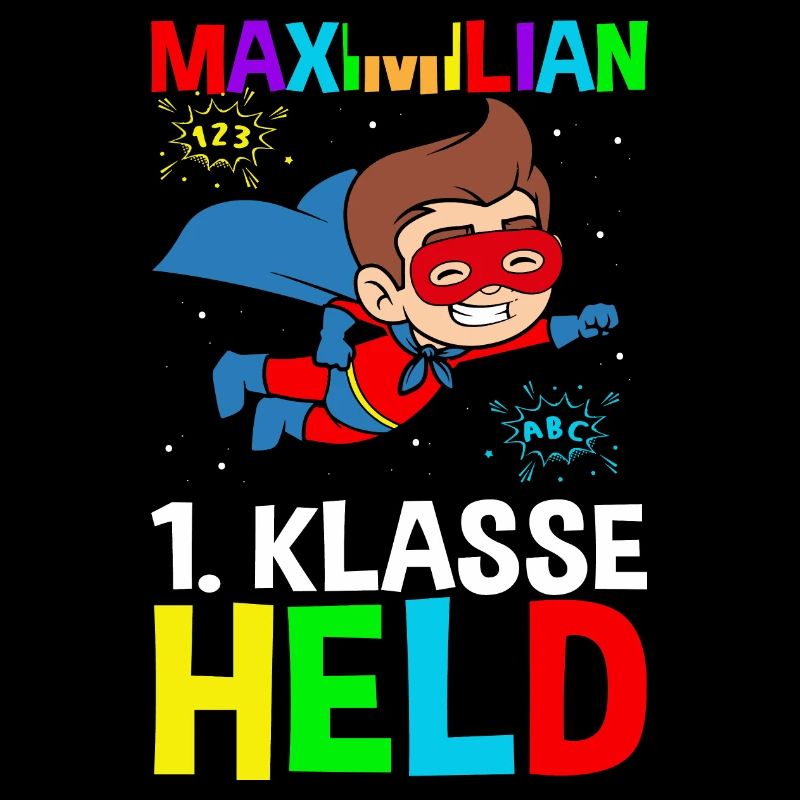 Schulkind Maximilian 1. Klasse Held