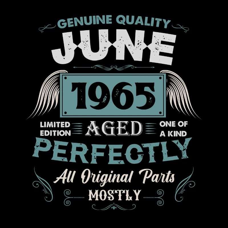 Juni 1965 Vintage Geburtstag Geschenk