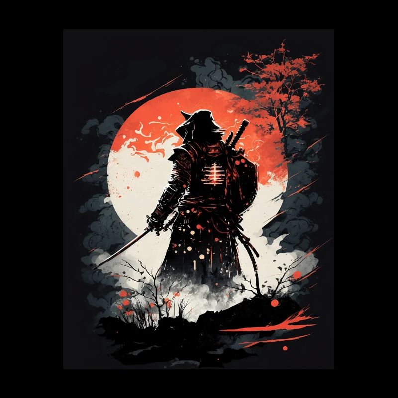 Japanischer Samurai-Krieger