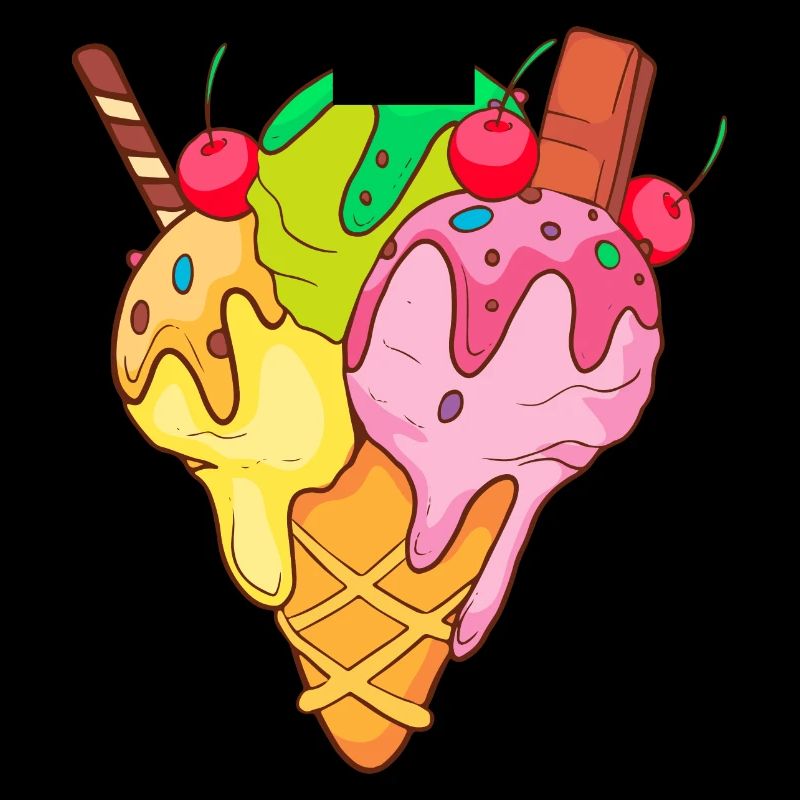 Crème glacée, crème glacée, crème glacée, crème glacée, boule, crème glacée, sundae