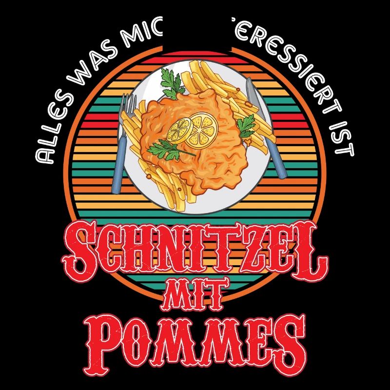 Mich interessiert Schnitzel mit Pommes