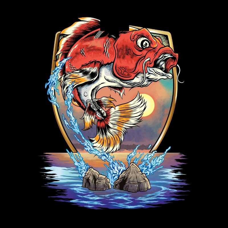Koi carpe poisson pêcheur baudrier