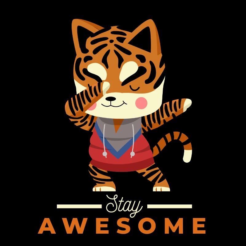 Süßer Tiger Dab