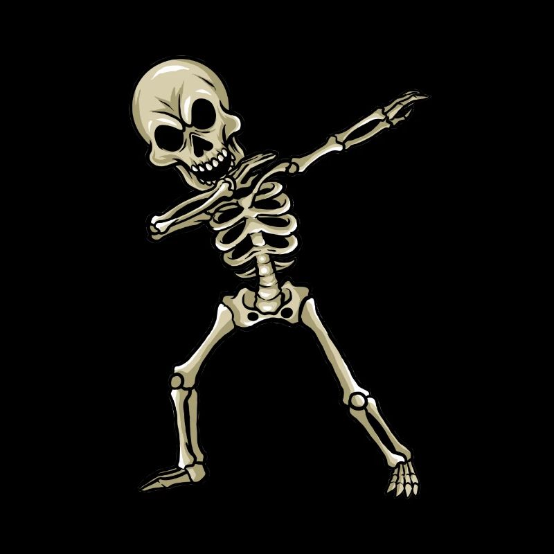 Dabbing Skelet Gerippe Geschenk Dab