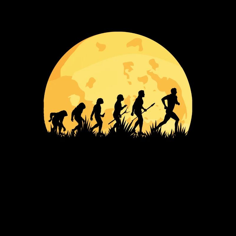 Evolution Running Runners Marathon Jogging Jogger