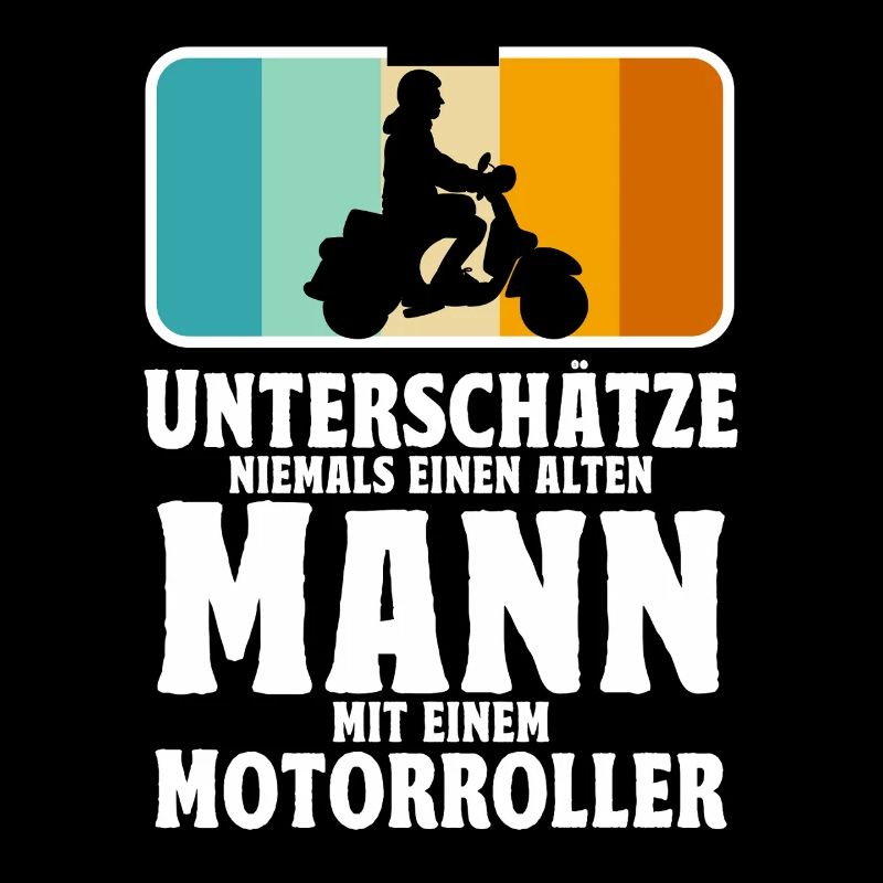 Rollerfahrer Geschenke Motorroller Scooter