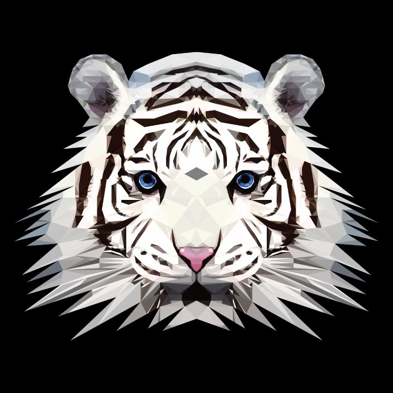 Polygon Design White Tiger Weißer Tiger Snowtiger