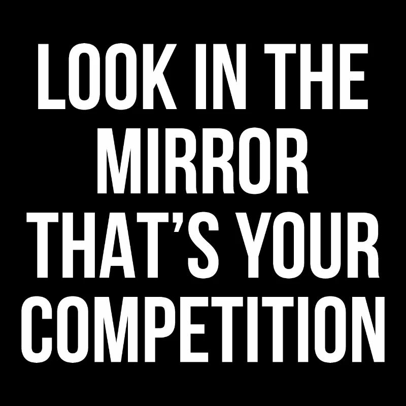 Regardez dans le miroir de votre compétition Geschen