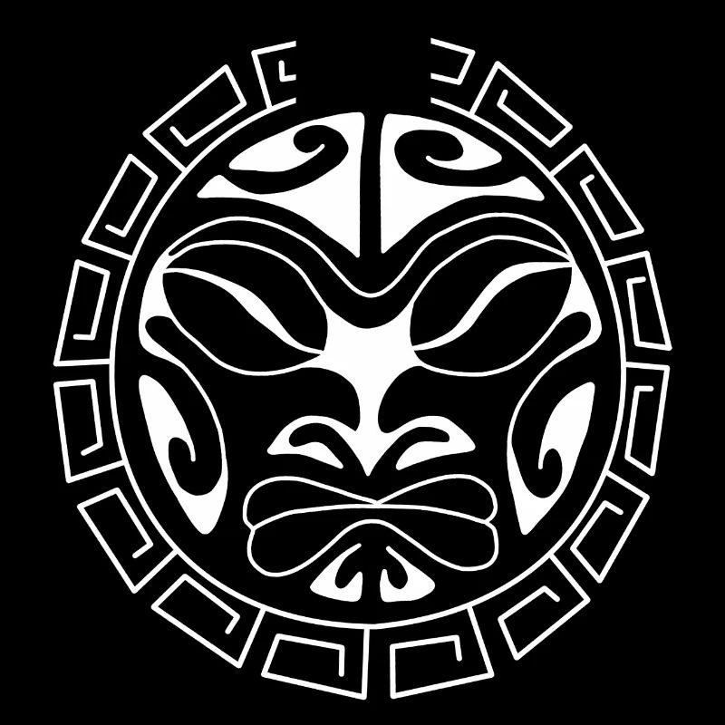 Maori visage peuple