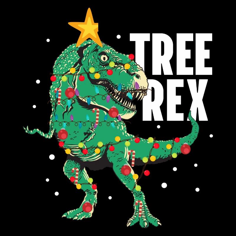Tree Rex Funny T-Rex Lover Dinosaur Christmas Tree