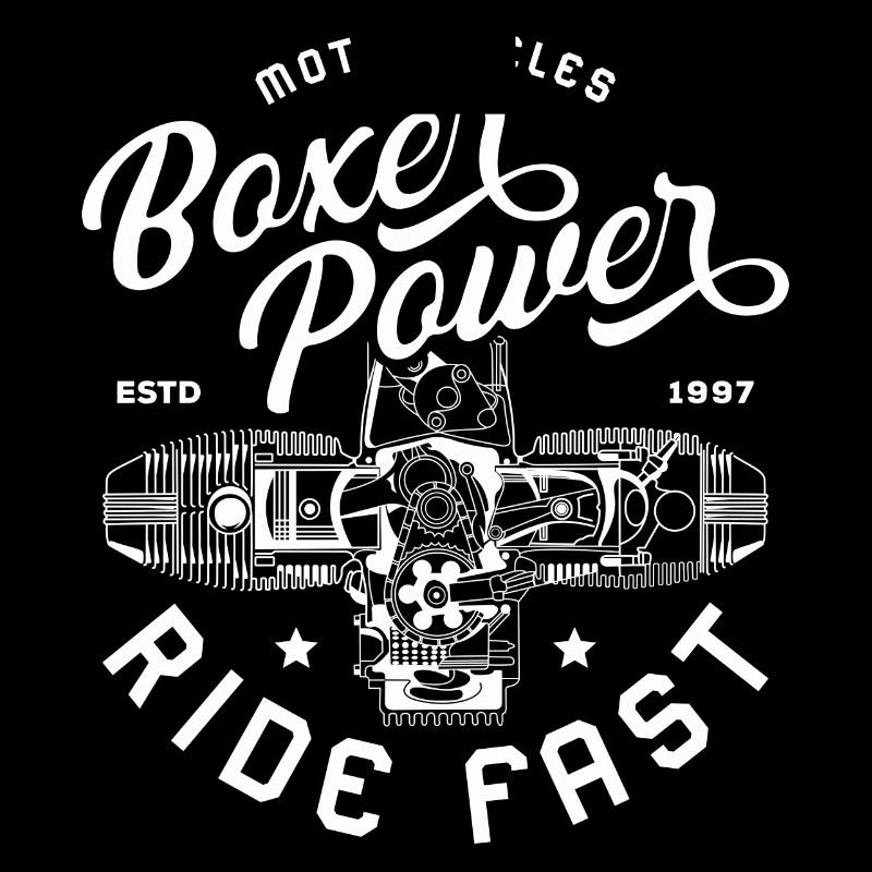 Boxermotor Series Motorrad Chopper Biker Geschenk