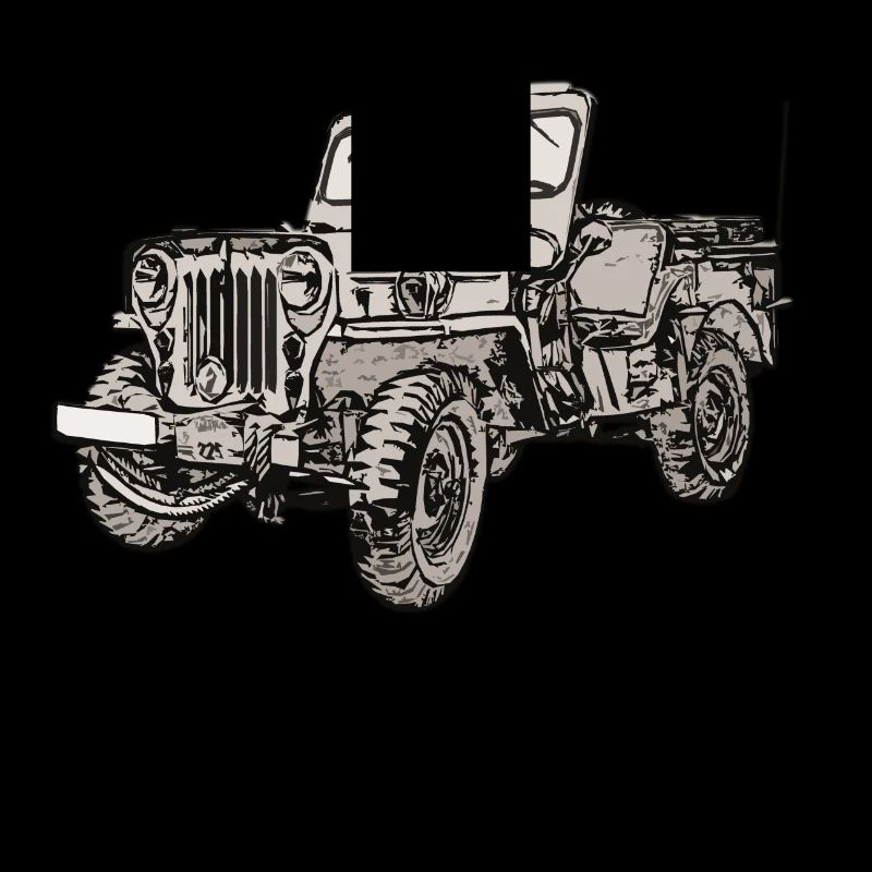 Willy's jeep drawing