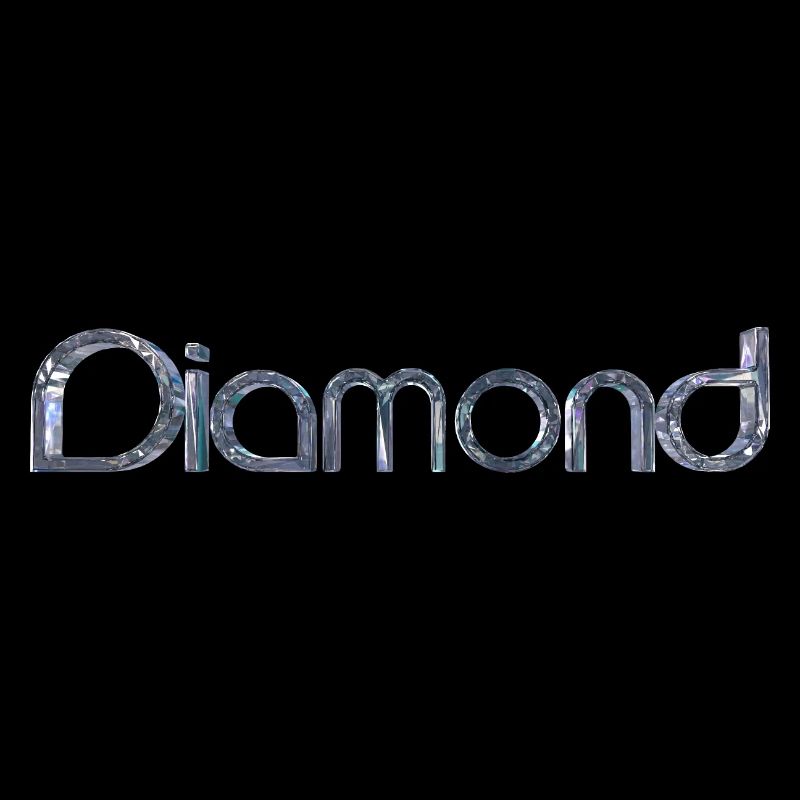 Diamond Stylized Text