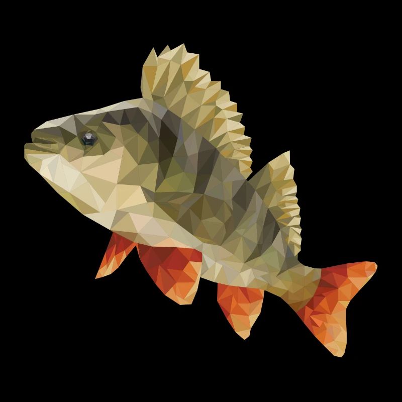 Barsch Angeln Polygon