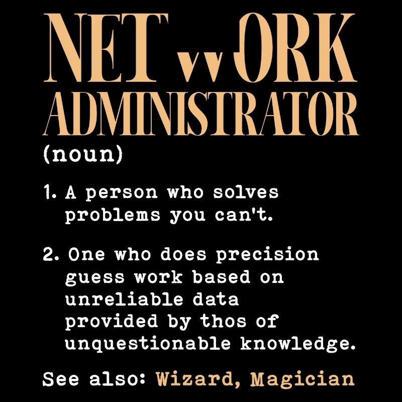 Network administrator Definition