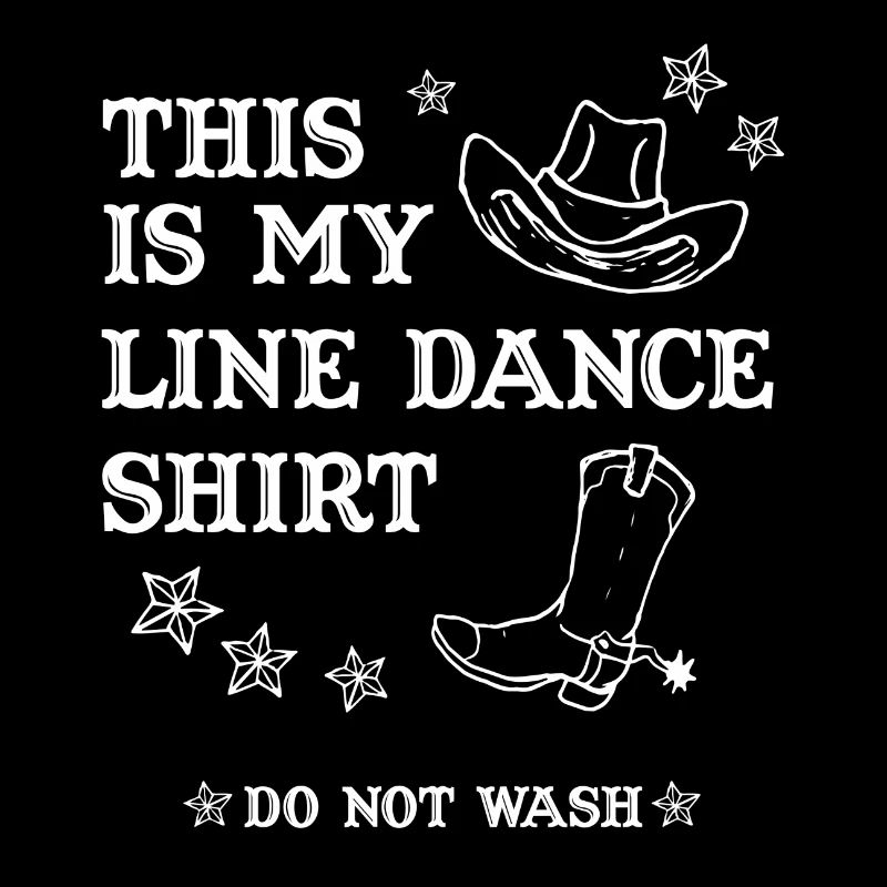 This is my Line Dance Shirt Geschenk