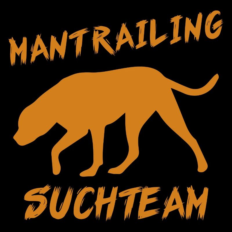 Mantrailing suchteam Geschenk Findehund Hunde