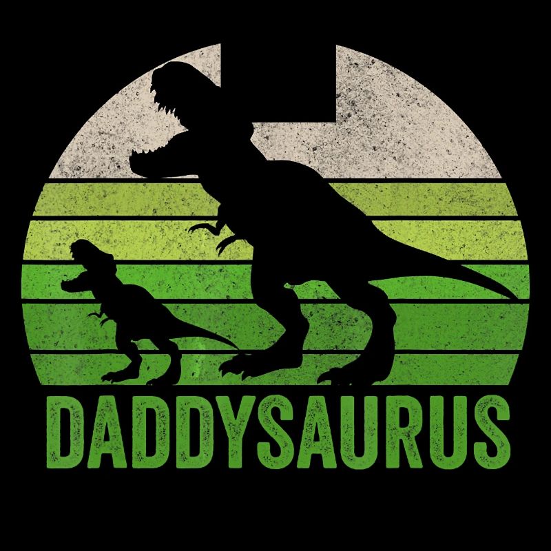 Funny Daddy Dinosaur T Shirt Daddysaurus Fathers