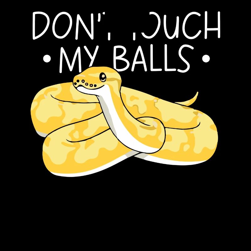 Banana Ball Python Ne touche pas mes couilles