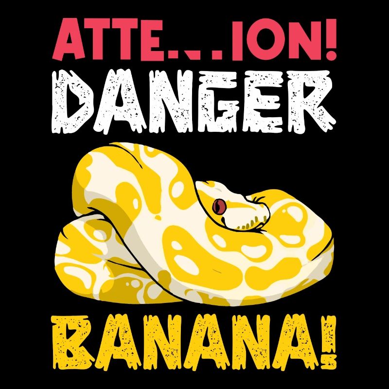 Banana Ball Python Attention Banane dangereuse