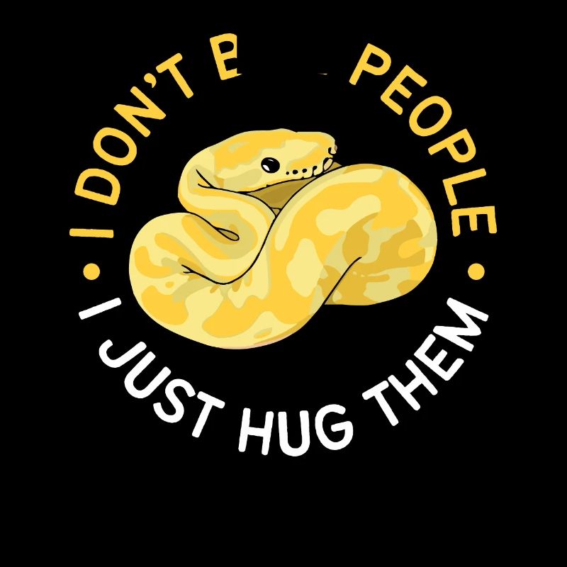 Banana Ball Python Je ne mords pas je serre seulement dans mes bras