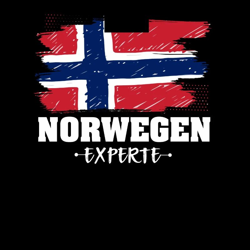 Norwegen Experte Flagge Urlaub Geschenk