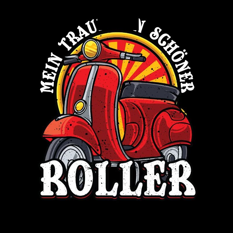 Roller Traum Motorroller Scooter Geschenk