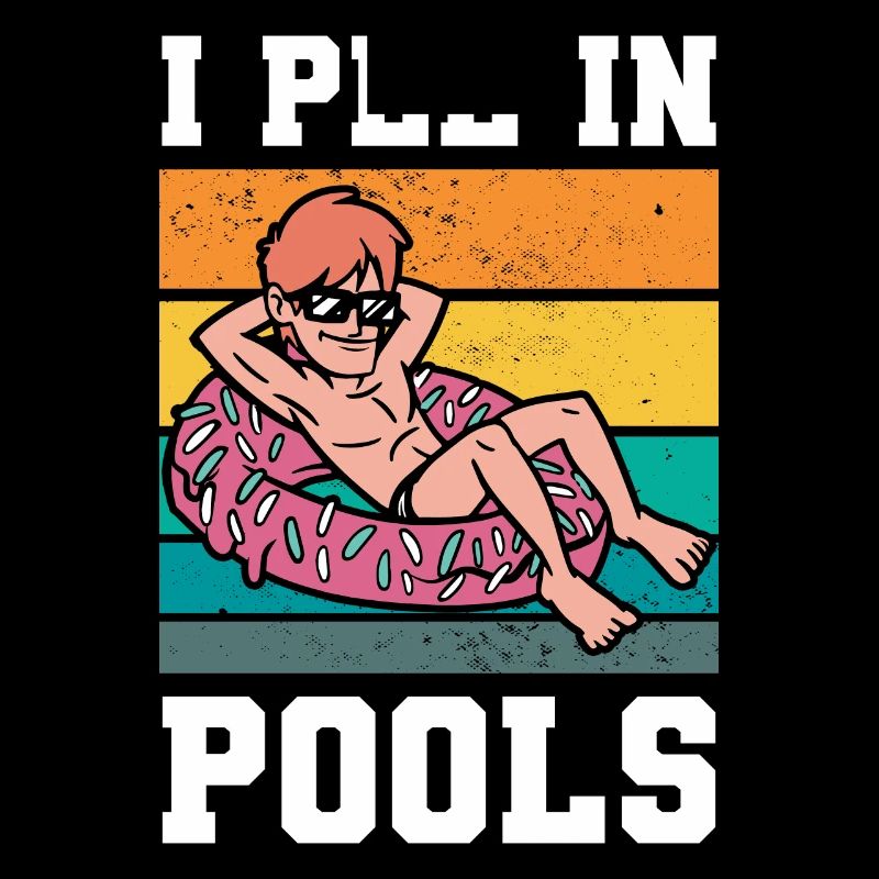 Je fais dans les piscines drôle de compagnon de piscine