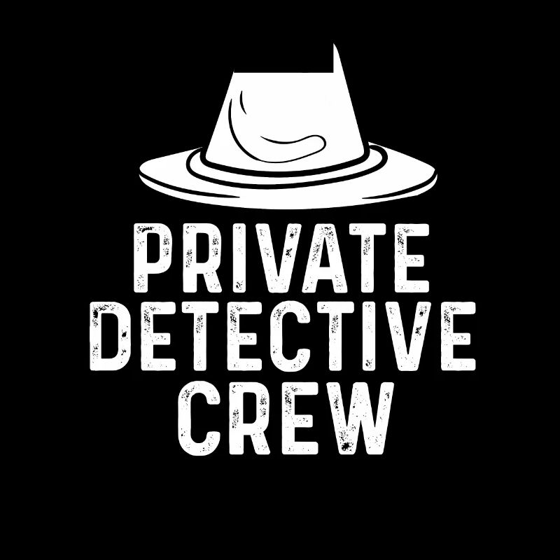 Équipe de détective privé Conception pour un détective