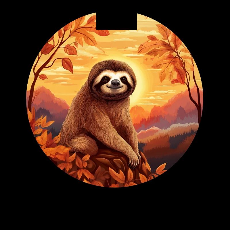Sloth in autumn