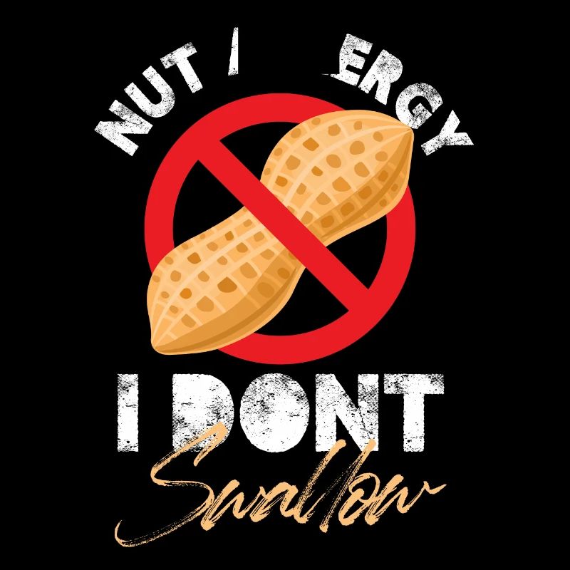 Nut Allergy - I Dont Swallow Adultery Joke Peanut
