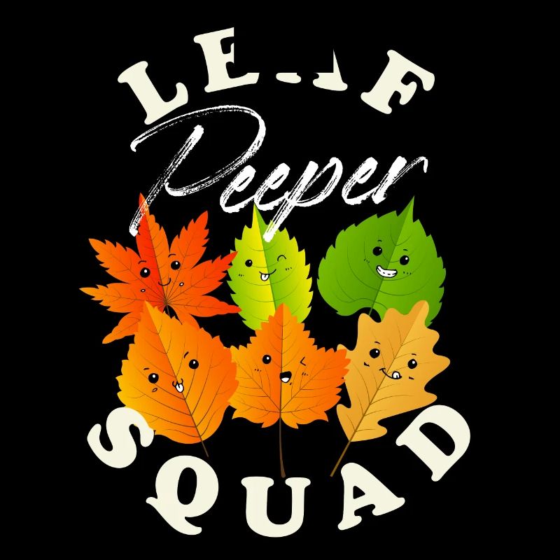 Leaf Peeper Squad Automne Saison Automne Feuilles Peeper