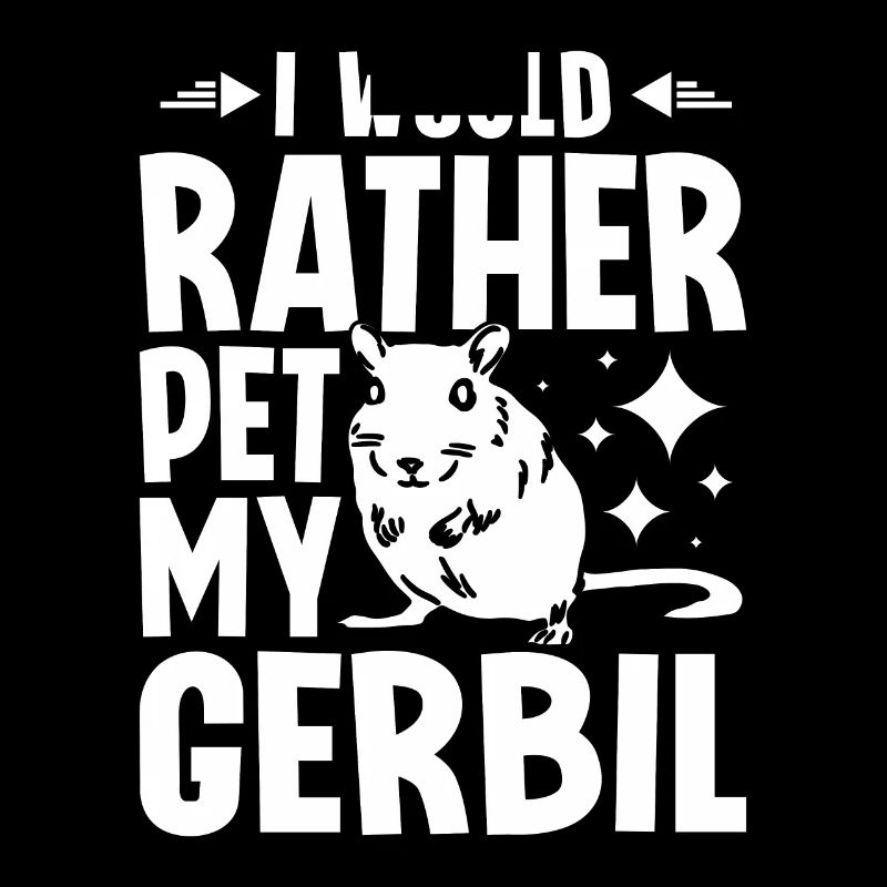Je préfère caresser ma gerbille