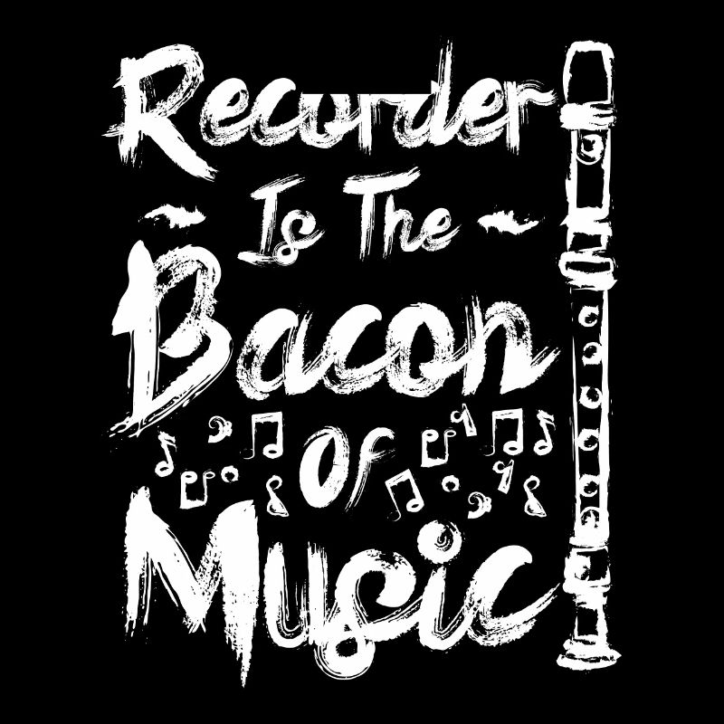 La flûte à bec est le bacon de la musique