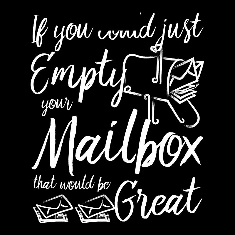 If You Could Just Empty Your Mailbox Postal Worker