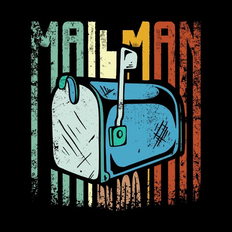 Retro Vintage Postman Mailman