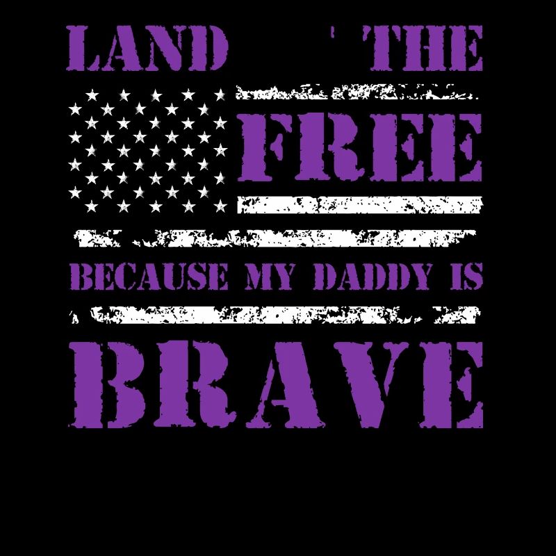 Terre de la liberté parce que mon papa est courageux