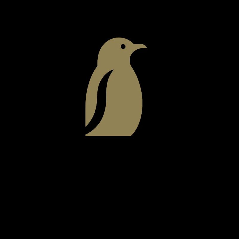 Penguin South Pole Silhouette Minimalist