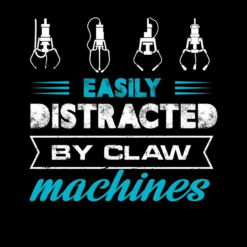 Facilement distrait par les machines à griffes