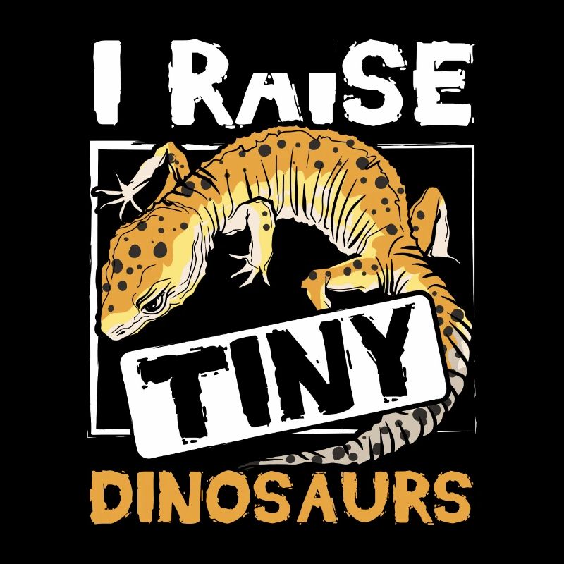 I raise tiny dinosaurs leopard gecko