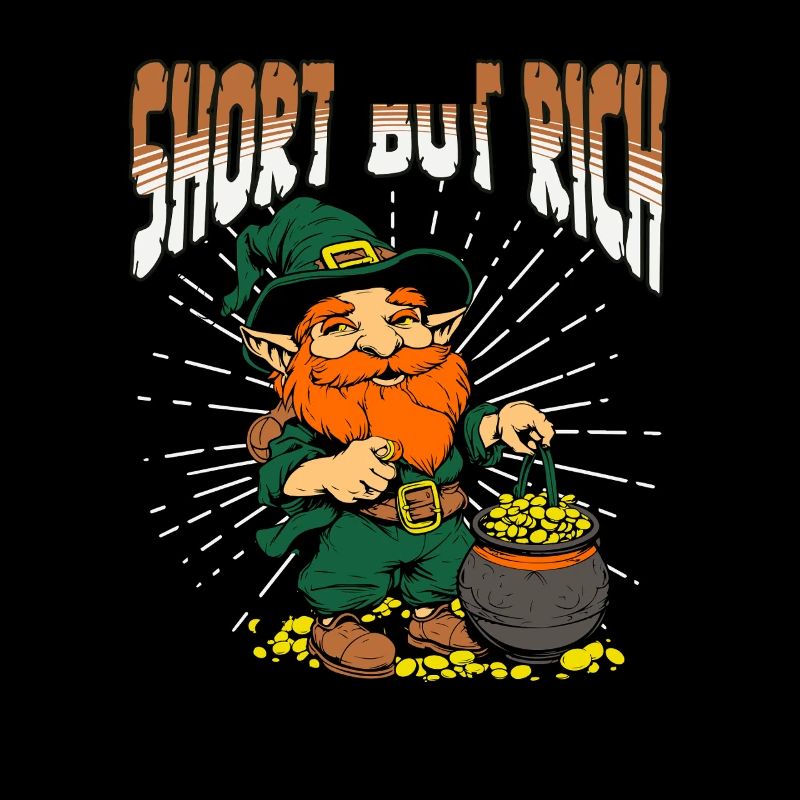 Funny St. Patricks Day Leprechaun
