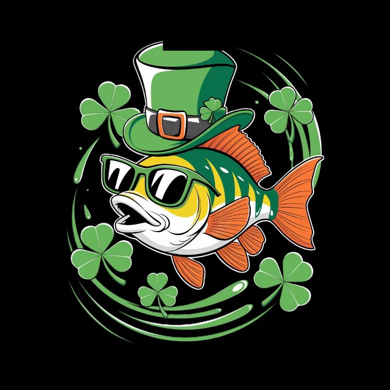 La Saint-Patrick avec poissons et trèfles