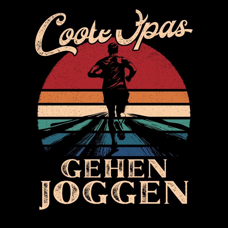 Cool Grandpas Walking Jogging Retro Grandpa