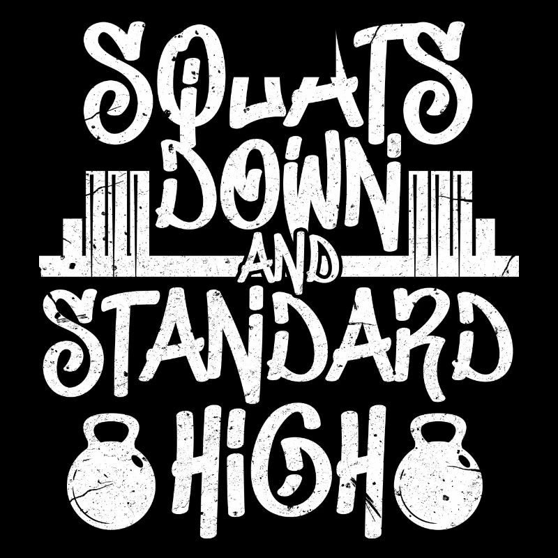 squat down et design standard élevé pour un squats