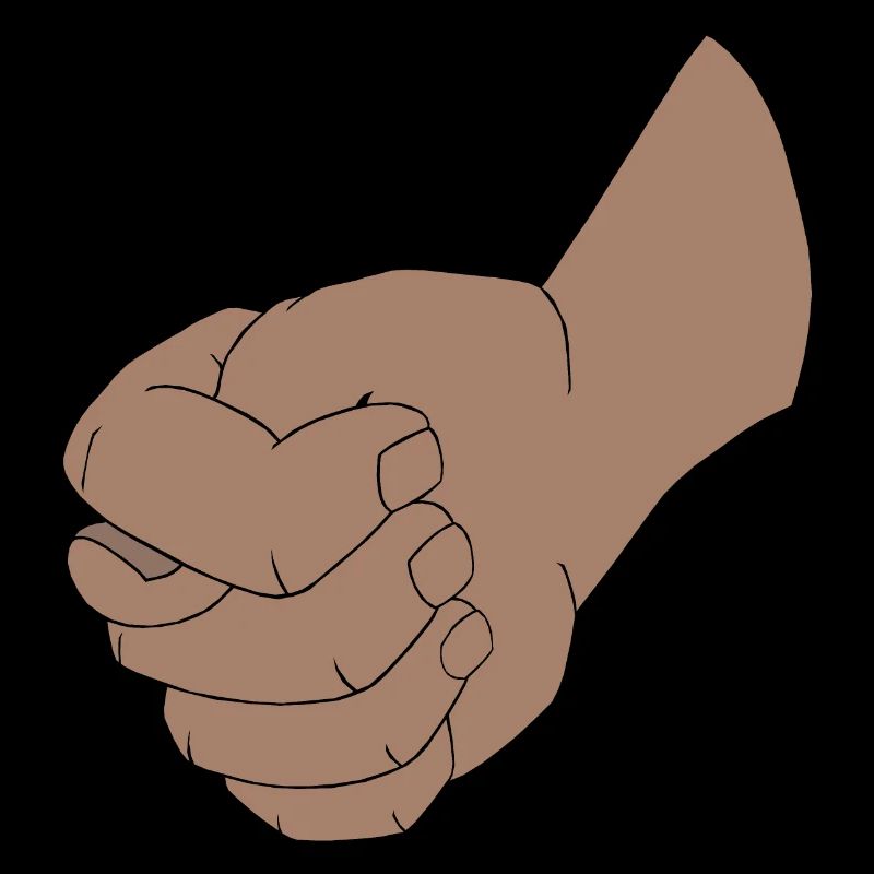 Signe de main de figue de rap hip hop