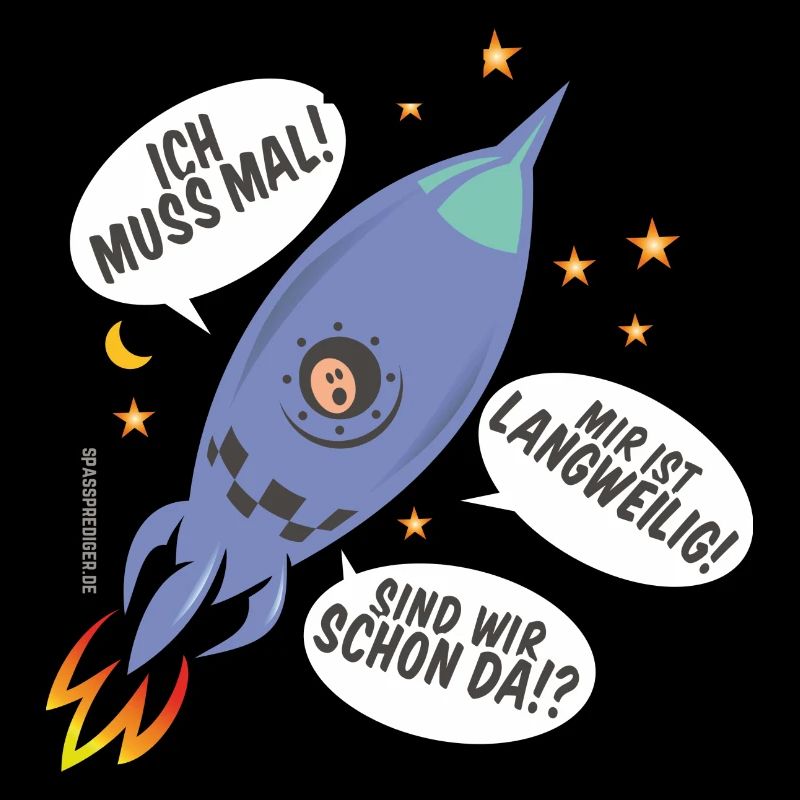 Astronaut in Rakete