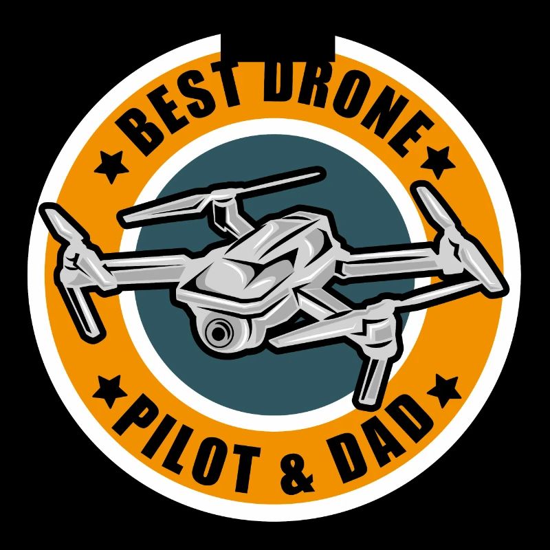 Best Papa & Drones Quadrocopter Pilot Gift