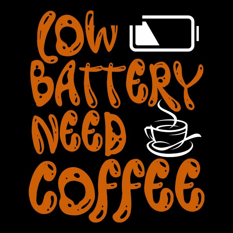 Battery Battery Coffee Morning Muffle Caffeine Gift