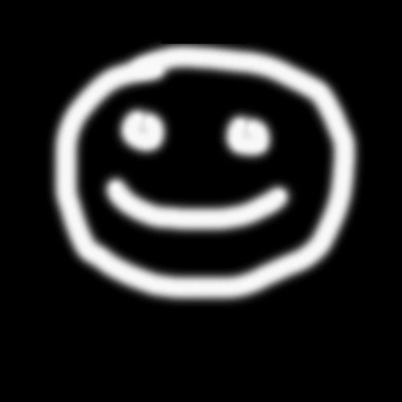 Smiley handgemalt