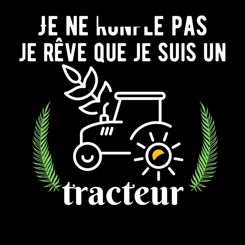 Ich schnarche nicht, ich träume, dass ich ein Traktor bin.